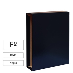 Caja Para Archivador Folio Negro Tipo Rado Raylu