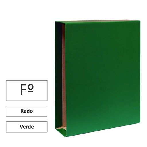 [181147] CAJA PARA ARCHIVADOR FOLIO VERDE · TIPO RADO · RAYLU