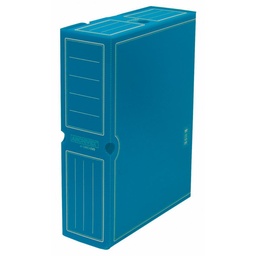 Archivo Definitivo Folio Prolongado Polipropileno 3 Mm Azul