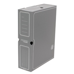 Archivo Definitivo Folio Prolongado Polipropileno Gris