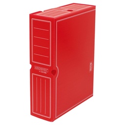 Archivo Definitivo Folio Prolongado Polipropileno Rojo
