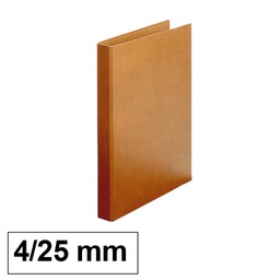 Carpeta Cuero Folio 4 Anillas Ø25 Mm