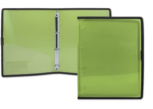 [180838] CARPETA OFFICE CLUB A4 PP 4 ANILLAS 25MM VERDE