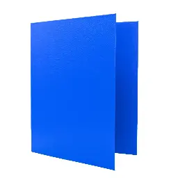 Carpeta Raylu Paper Folio 2 Anillas 25 Mm Azul Cartón Forrado Pp