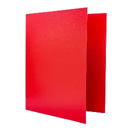 Carpeta Raylu Paper Folio 2 Anillas 40mm Rojo Cartón Forrado Pp