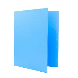 Carpeta Raylu Paper Folio 4 Anillas 25mm Azul Claro Cartón Forrado Pp