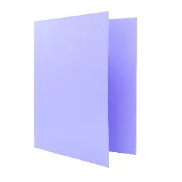 Carpeta Raylu Paper Folio 4 Anillas 25mm Violeta Pastel Cartón Forrado Pp