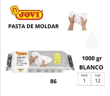 [649627] PASTA MODELAR JOVI 1000 G BLANCO