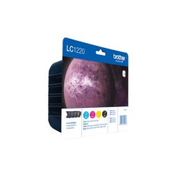 Pack 4 Cartuchos De Tinta Brother Lc1220valbp Bk/C/M/Y