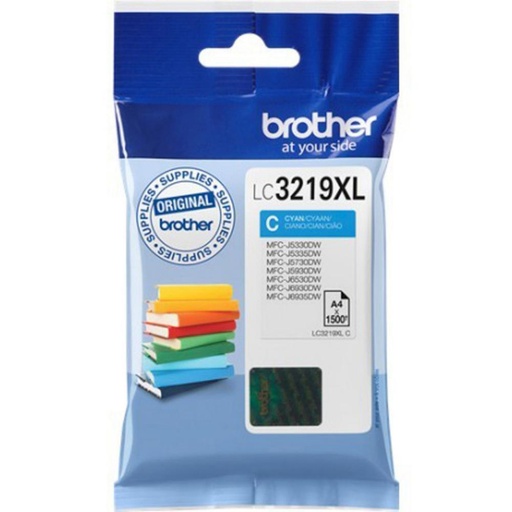 [165925] BROTHER CARTUCHO DE TINTA INK-JET LC3219XLC CIAN ALTA CAPACIDAD