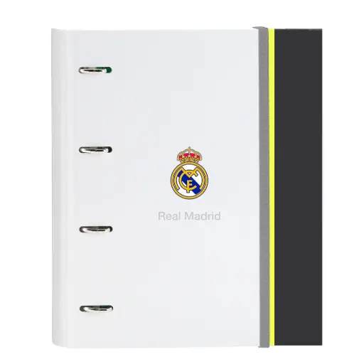 [200022] CARPETA DE 4 ANILLAS 35MM CON RECAMBIO REAL MADRID – EQUIPACIÓN 25/26