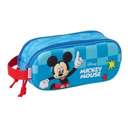 Portatodo Doble 3d Mickey Mouse 3d