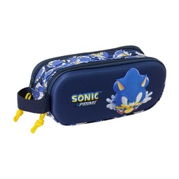 Portatodo Doble 3d Sonic "city"