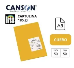 Cartulina Canson Iris A3 Cuero