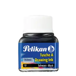 Tinta China Pelikan Negra 10ml Indeleble Dibujo Y Caligrafía