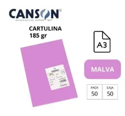 Cartulina Canson Iris A3 Malva