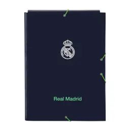 Carpeta Folio 3 Solapas Real Madrid – 2ª Equipación 25/26