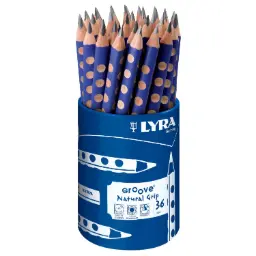 Lapiz Grafito Lyra Groove 36ud
