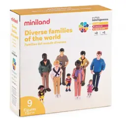 Figuras Familias Del Mundo 9ud