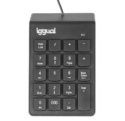 Teclado Numérico Usb Iggual Ck-Num-19t Negro