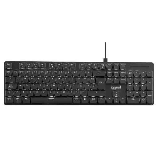 [827031] TECLADO MECÁNICO USB IGGUAL CK-MECHA-105T NEGRO