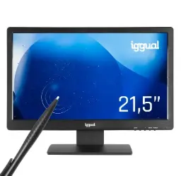 Monitor Táctil Resistivo 21,5" Fhd Iggual