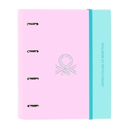 Carpeta 4 Anillas 35mm Con Recambio Benetton "dolce"