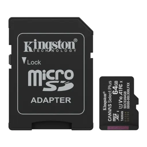 [170188] Kingston SDCS3-64GB microSDXC Gen3 150MB-s A1