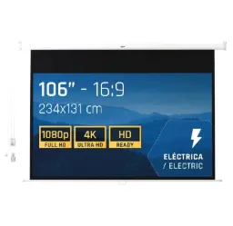 Pantalla Eléctrica Para Proyector 16:9 106" Iggual Psips234