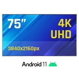Pantalla Señalización Orchid 75" 4k Iggual Alto Brillo