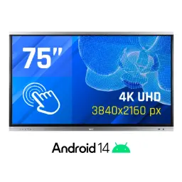 Pantalla Interactiva 75" 4k Iggual Orchid Android 14