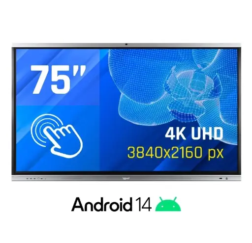 [827057] PANTALLA INTERACTIVA 4K IGGUAL ORCHID 75" WEBCAM