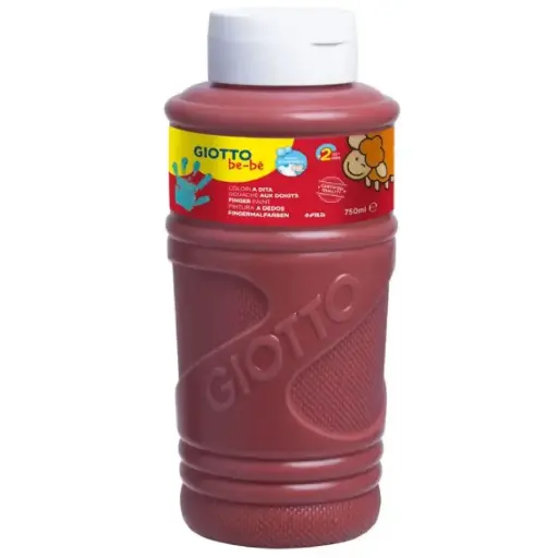 [826512] PINTURA GIOTTO DEDOS BE-BE 750ML MARRON
