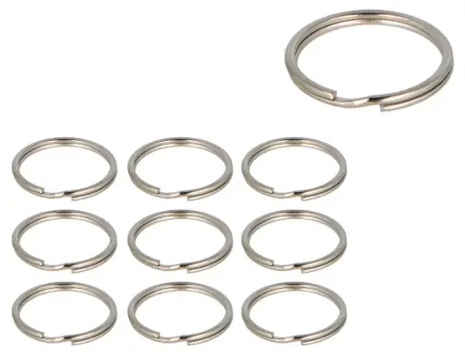 [826230] ANILLA DOBLE LLAVERO 25MM 10UD