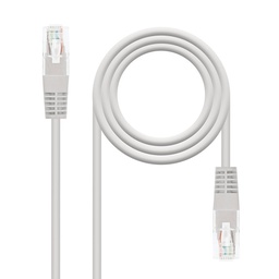 Latiguillo De Red Nanocable Cat.6 Utp Rj45 1,5 Metros Gris Cobre 100%
