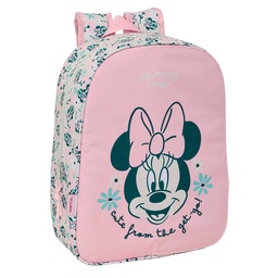 Mochila Infantil Adaptable A Carro Front-Inter Minnie Mouse "minty"