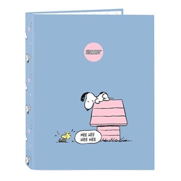 Carpeta Folio 4 Anillas Mixtas Snoopy