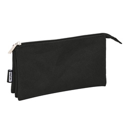 Bolsa Para Lapices Triple Negro