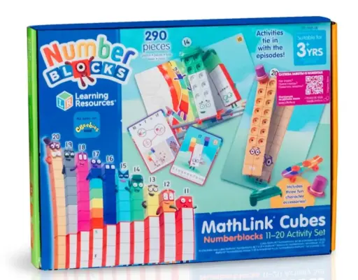 [70291] SET DE ACTIVIDADES CON CUBOS ENCAJABLES DE CONTEO 11-20