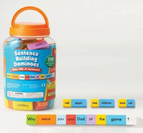 [71510] DOMINÓ DE CONSTRUCCIÓN DE FRASES EN INGLÉS