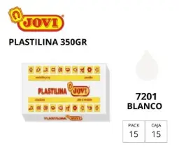 Plastilina Jovi Grande 72 Blanco 350 G