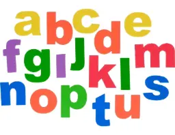 Letras Minusculas Goma Eva 104 Uds