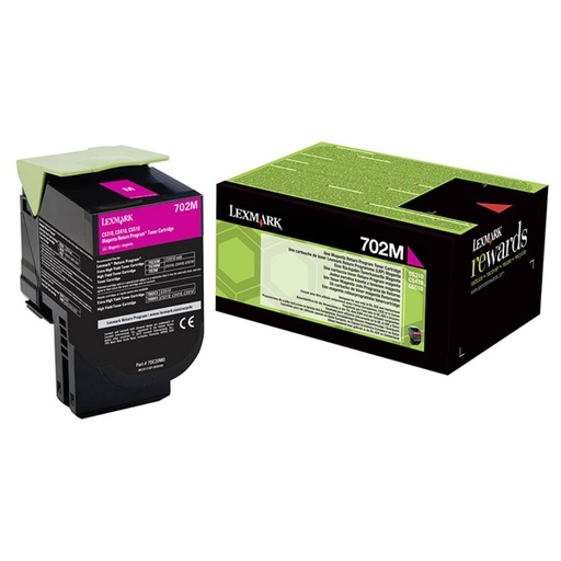 [165497] LEXMARK TONER CS310N/410DN/510DE/510DTE RETORNABLE MAGENTA 1.000 PAGINAS