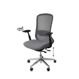 Silla Oficina Rotterdam Gris- Somcasa