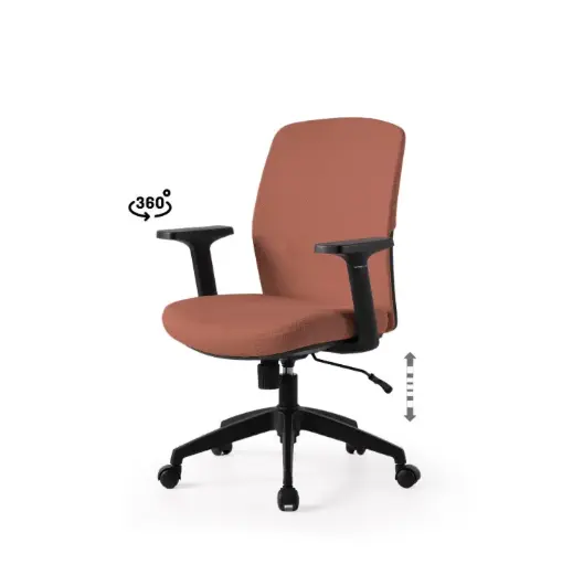 [541018] SILLA OFICINA MARYLAND TERRACOTA - SOMCASA