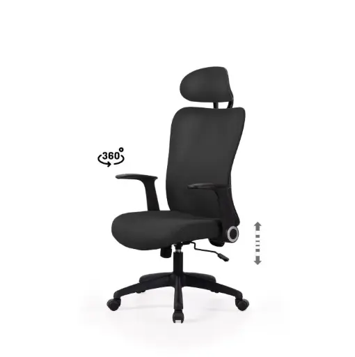 [541026] SILLA OFICINA MONTREAL NEGRO - SOMCASA 