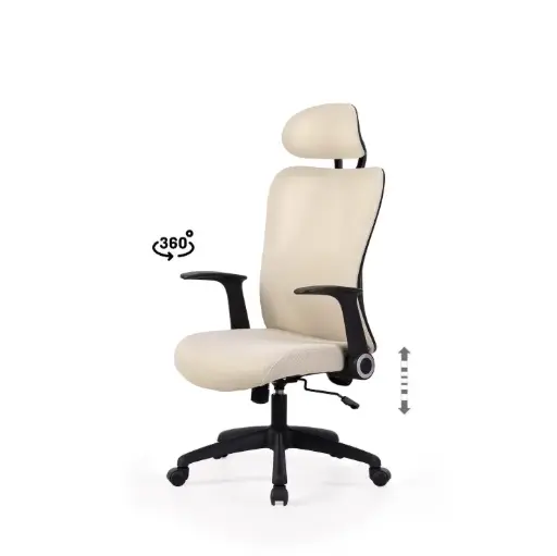 [541028] SILLA OFICINA MONTREAL BEIGE - SOMCASA 