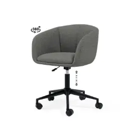 Silla Oficina Arizona Gris Oscuro- Somcasa