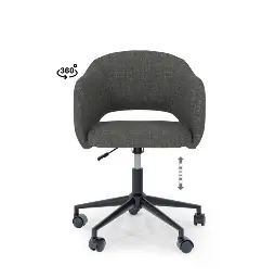 Silla Oficina Tallin Gris Oscuro - Somcasa