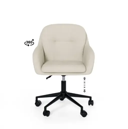 [541041] SILLA OFICINA ONTARIO BEIGE - SOMCASA